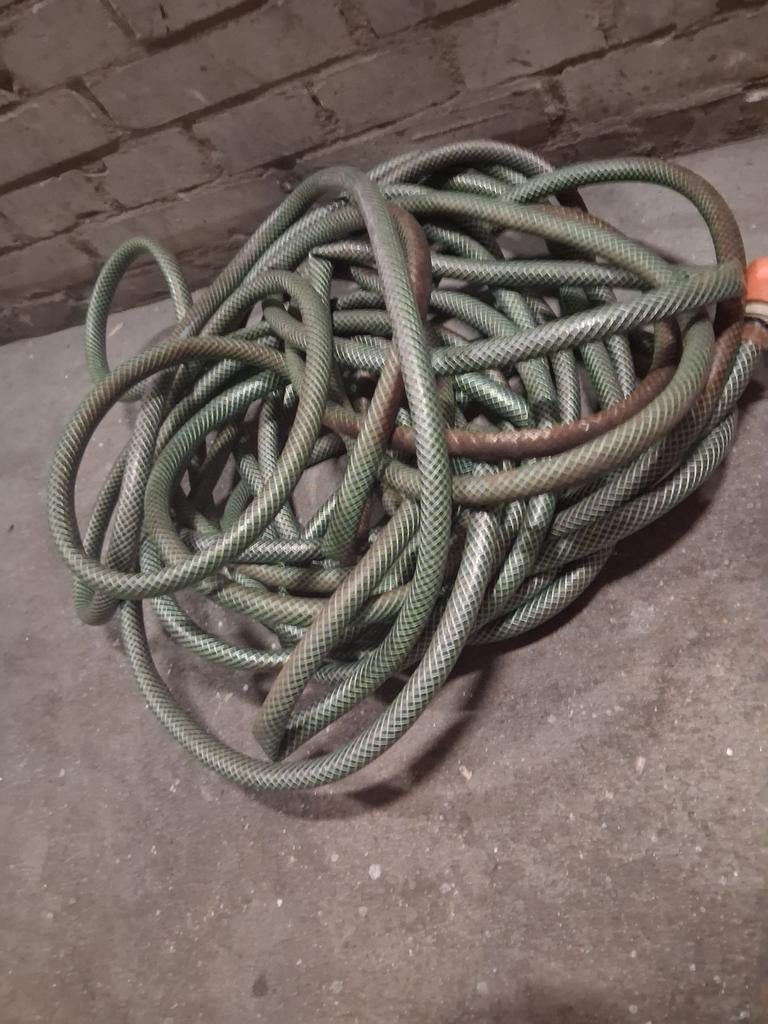 Te koop, Tuinslang 10m met mondkop, Tuin en Terras, Tuinslangen, Ophalen, Tuinslang