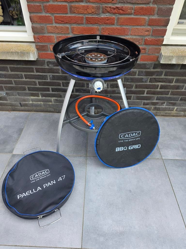 Cadac Safari Chef 2 BBQ met Paella Pan en BBQ rooster, Ophalen of Verzenden, Gebruikt, Cadac