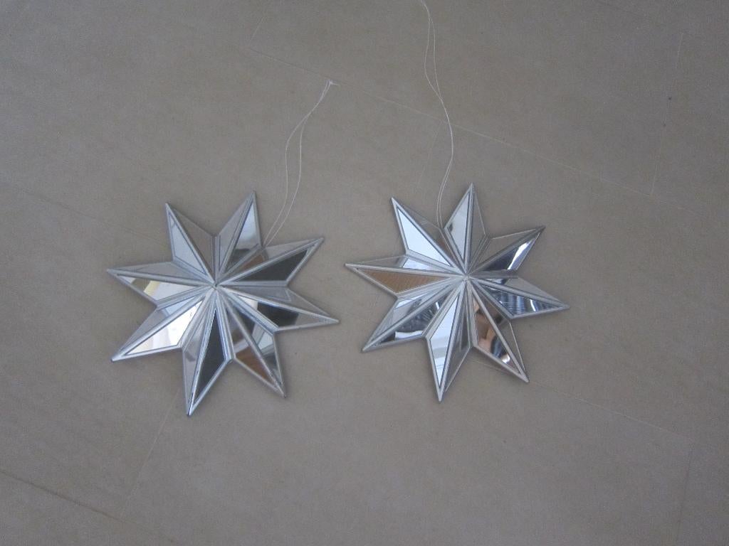 wanddecoratie sterren met spiegels glas metaal 30 cm SHEIN, Huis en Inrichting, Ophalen of Verzenden, Zo goed als nieuw