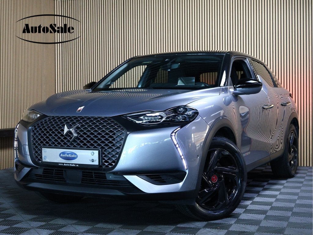 DS DS 3 Crossback E-Tense PERFORMANCE AVM VIRTUAL NAVI HEADU, Auto's, DS, 136 pk, Gebruikt, Zwart, Leder en Stof