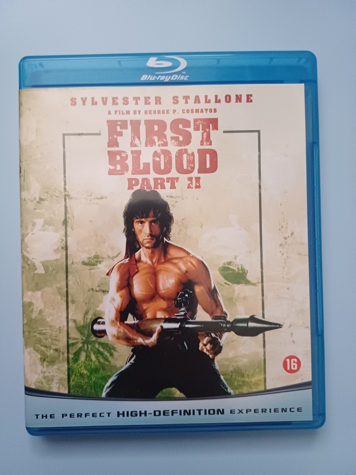 First Blood Part II Blu-ray - Sylvester Stallone, Vanaf 16 jaar, Film, Actie, Ophalen of Verzenden