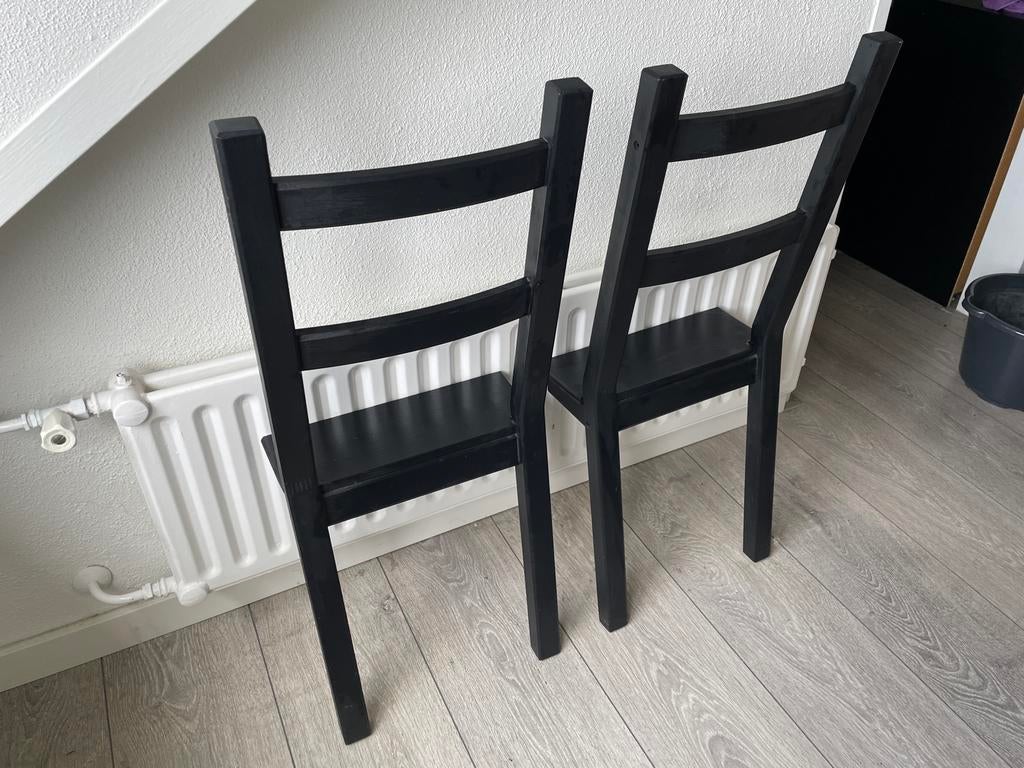Handgemaakte kledingrekken (2 stuks) van stoelen, Ophalen, Zo goed als nieuw