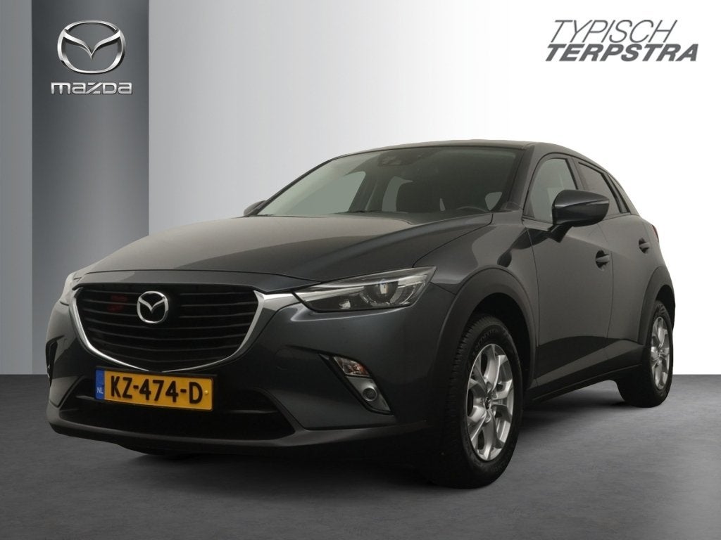 Mazda CX-3 SkyActiv-G 120pk TS+ All Season banden (bj 2017), Auto's, Keurmerk '100% Onderhouden', Stof, Gebruikt, 4 cilinders