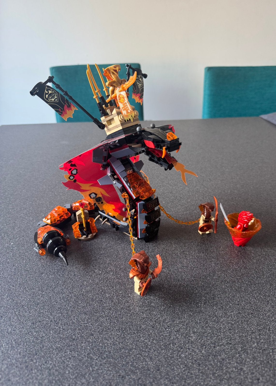 Lego 70674 Vuurtand, Lego, Ophalen of Verzenden, Zo goed als nieuw, Inclusief instructies