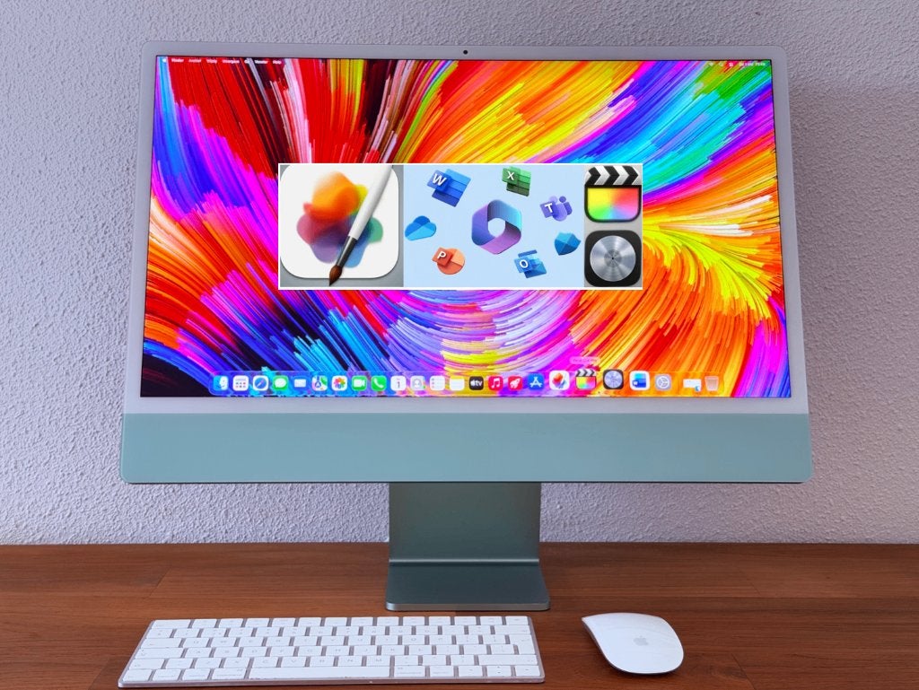 ✅ iMac 24" M1 8GB Ram 512GB SSD Met Extra’s Z.G.A.N, Computers en Software, Ophalen, IMac, 512 GB, Zo goed als nieuw