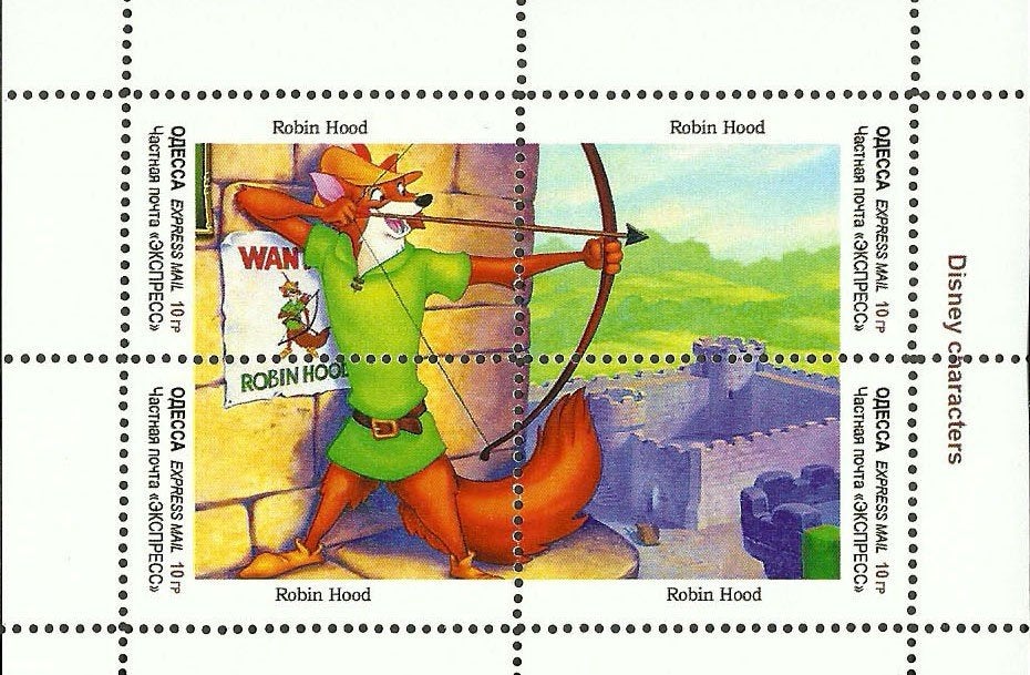 DISNEY=Prachtig doorloper bl. UKRAINE-ODESSA-176-25, Verzenden, Postfris, Overige thema's
