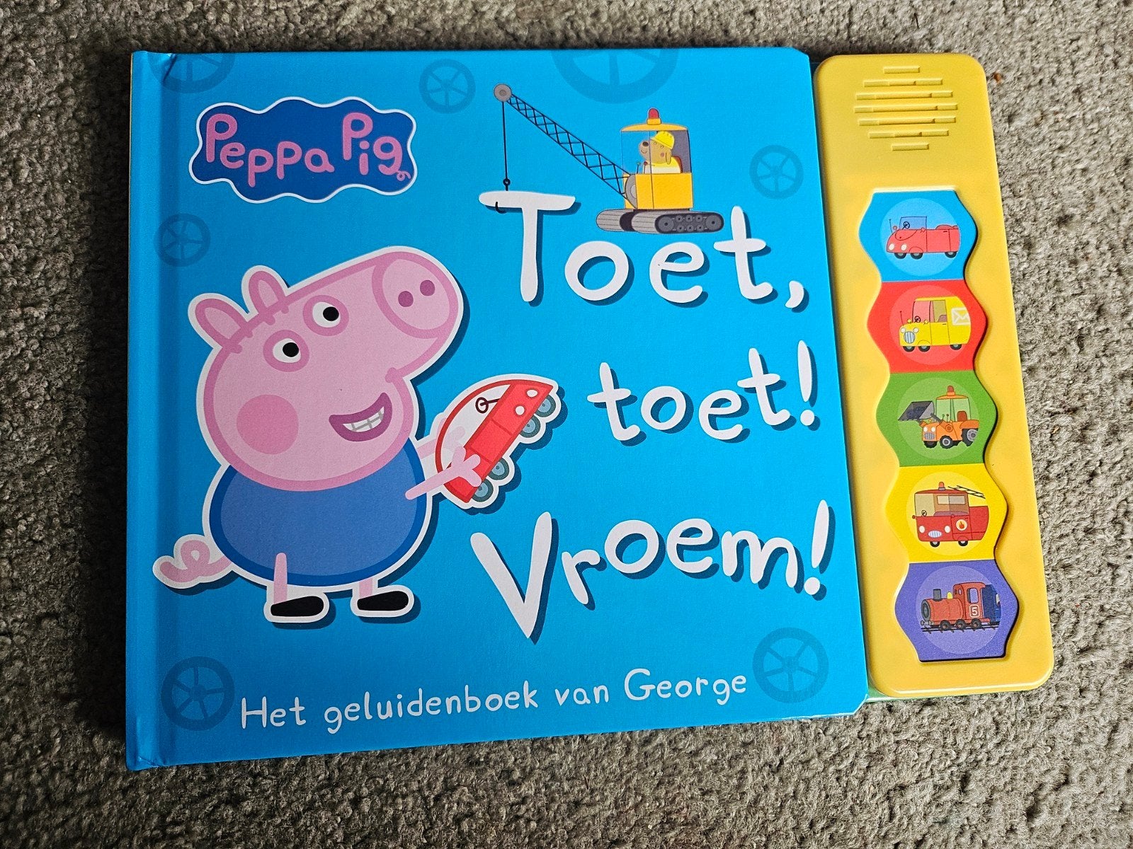 Peppa Big Geluidenboek: Toet, Toet! Vroem!, Boeken, Nieuw, Ophalen of Verzenden, Peppa Pig, Uitklap-, Voel- of Ontdekboek