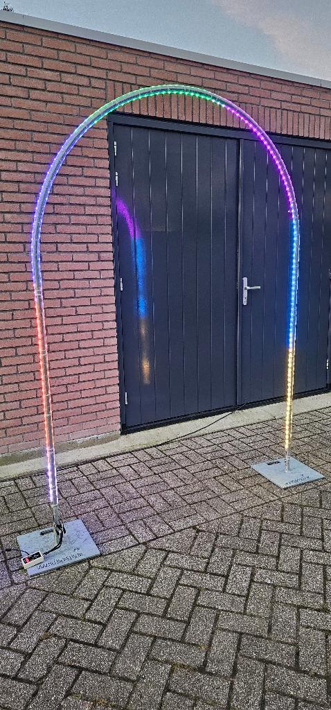 Frame voor ballonnenboog met bewegende ledverlichting, Ophalen, Zo goed als nieuw, Versiering, Overige