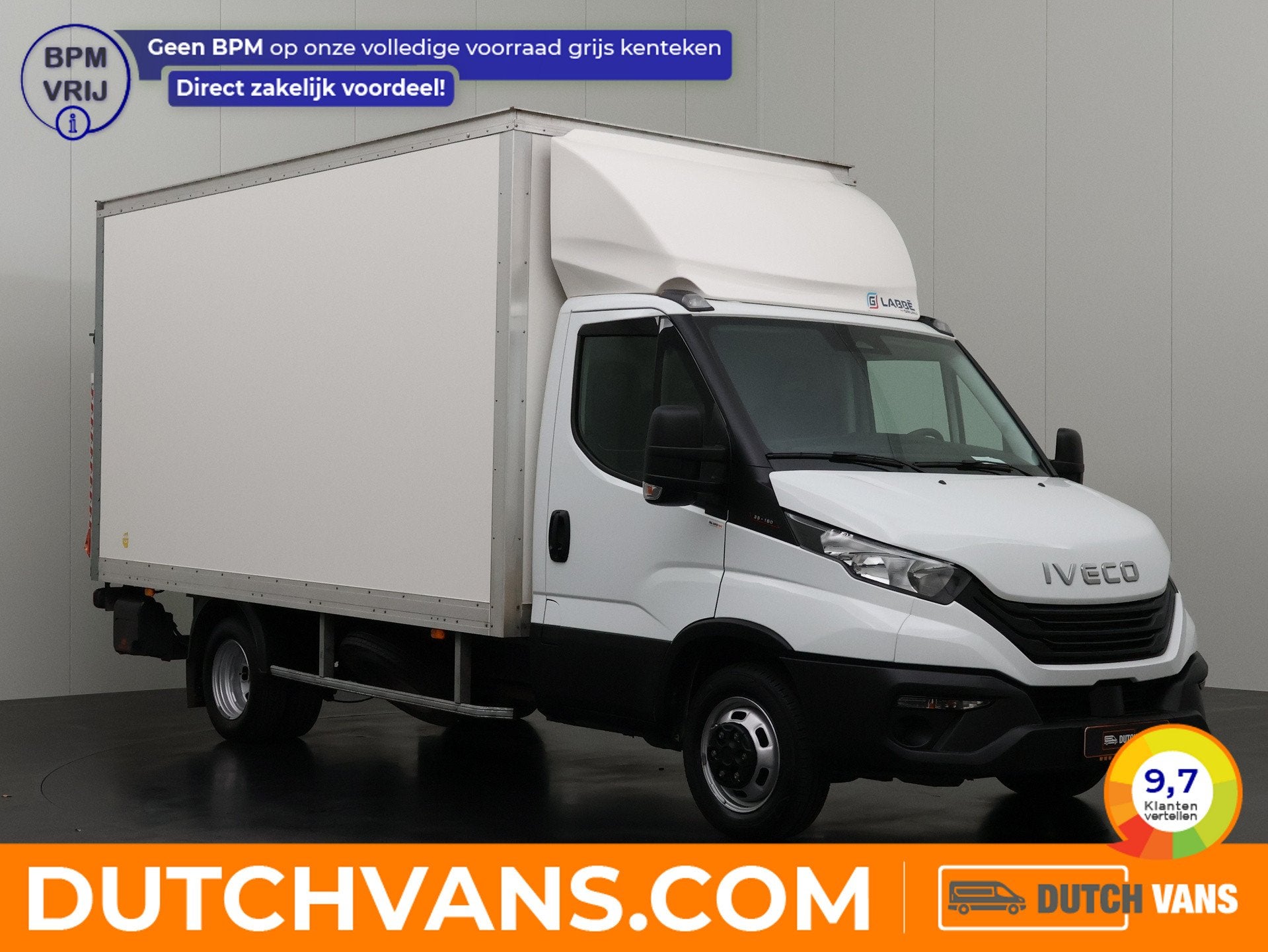 Iveco Daily 35C16 3.0L Bakwagen+Laadklep ( 2025 ) Fabrieksga, Gebruikt, Euro 6, 156 pk, Iveco