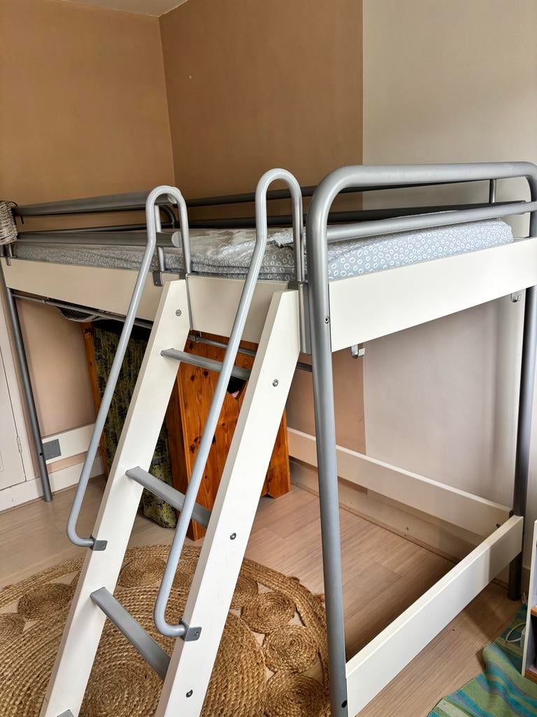 Hoogslaper met ladder - 205x95x147 cm, Ophalen, 85 tot 100 cm, Gebruikt, Hoogslaper of Stapelbed