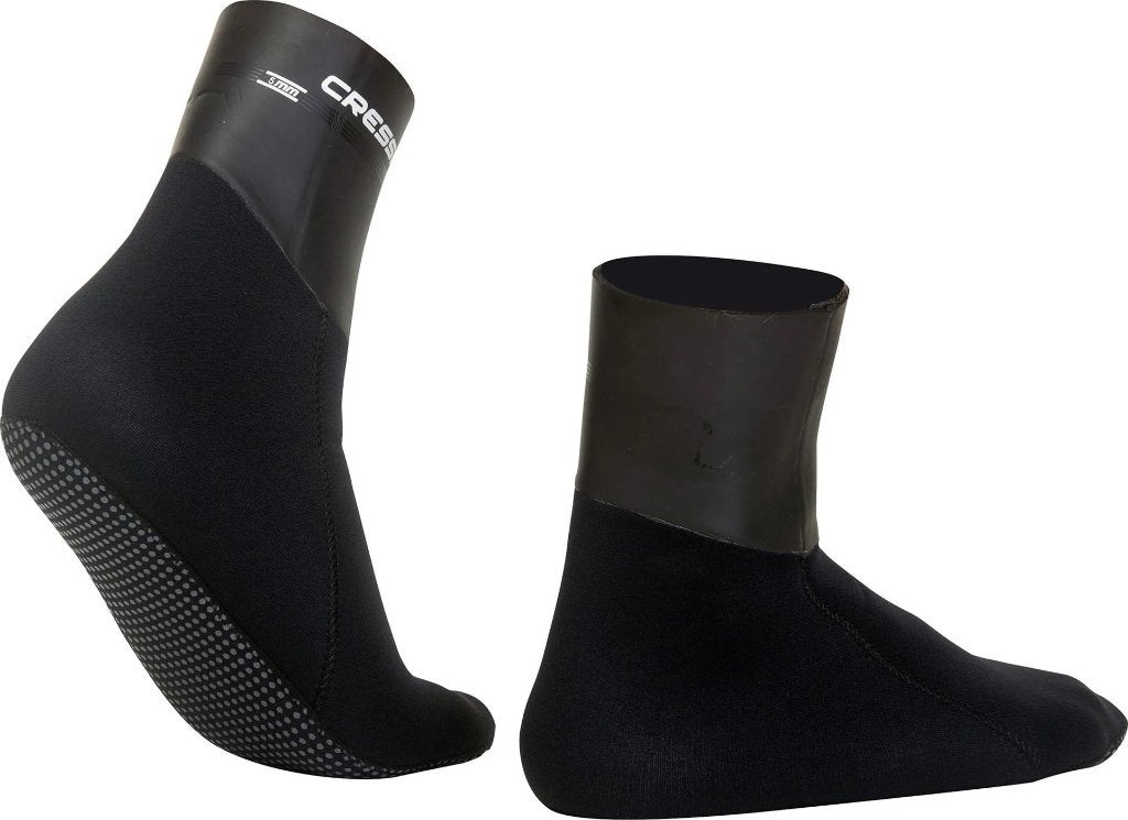 Cressi Sarago 5 mm duik sokken vinsokken boot zwart XL, Cressi, Overige typen, Nieuw, Cressi