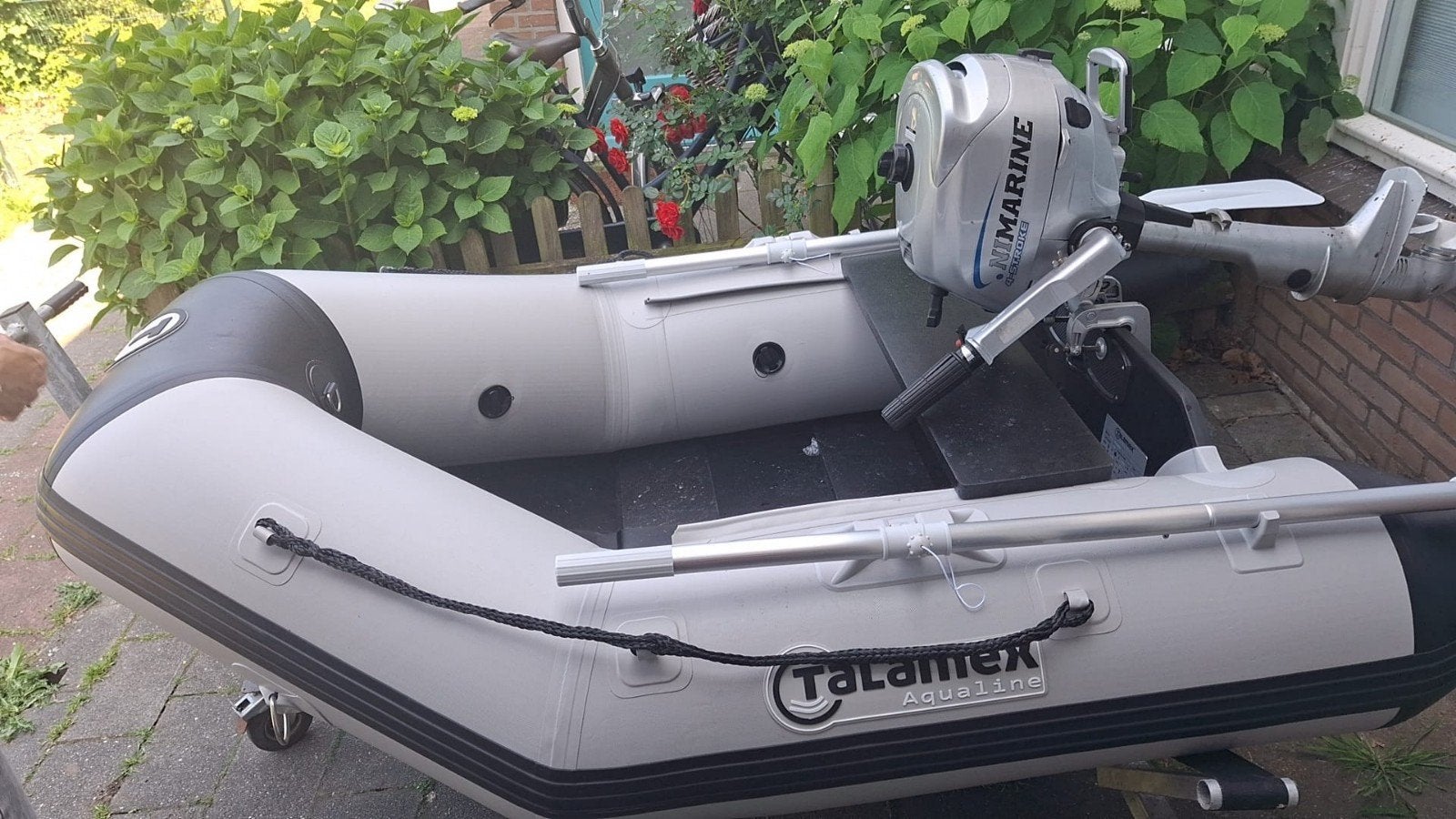 2-persoons Talamex Aqualine rubberboot zonder motor, Ophalen of Verzenden, Gebruikt, Overige typen