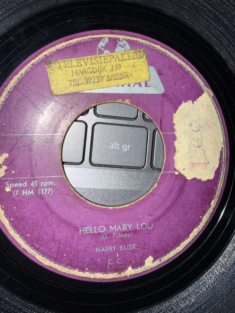 Harry Bliek - Hello Mary Lou - piraten topper -, Ophalen of Verzenden, Gebruikt, Overige formaten, Pop