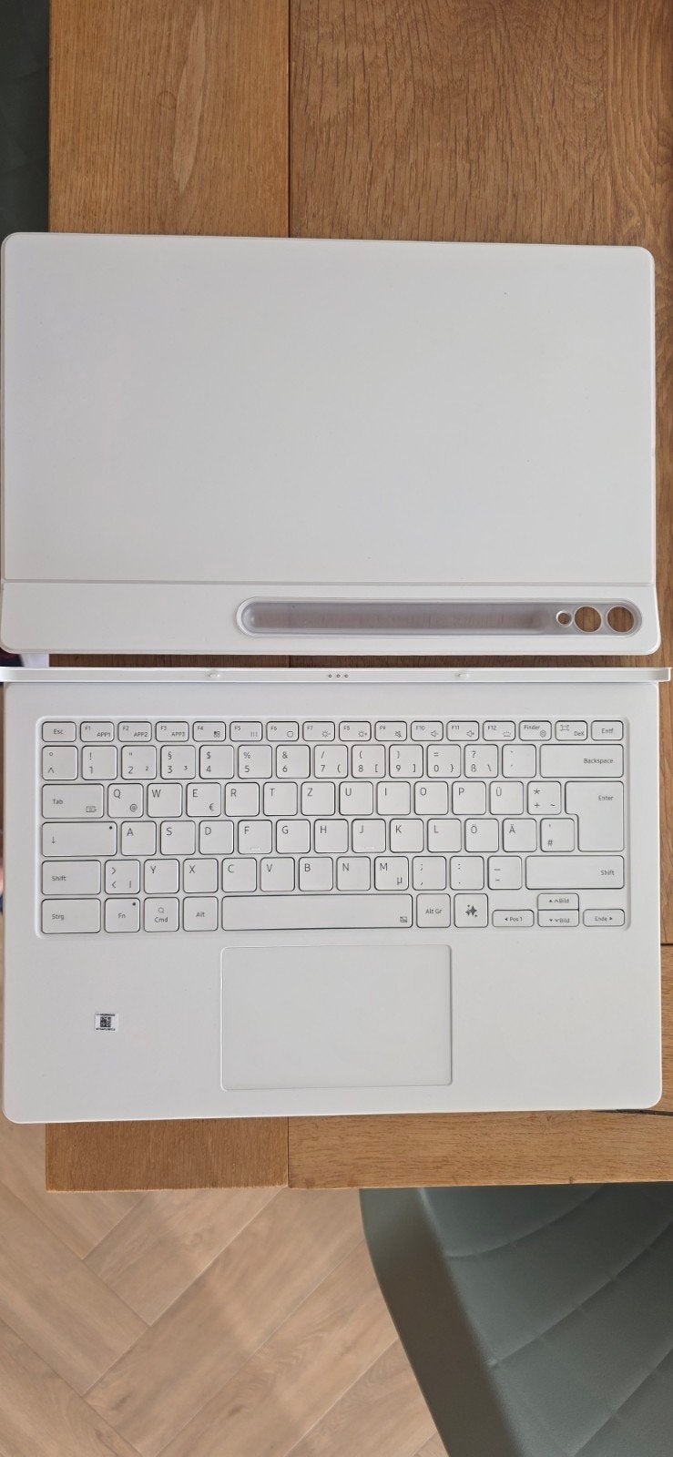Samsung Book Cover Keyboard - voor Galaxy Tab S9 en 10 Ultra, Plug-and-play, Ophalen of Verzenden, Zo goed als nieuw, Draadloos