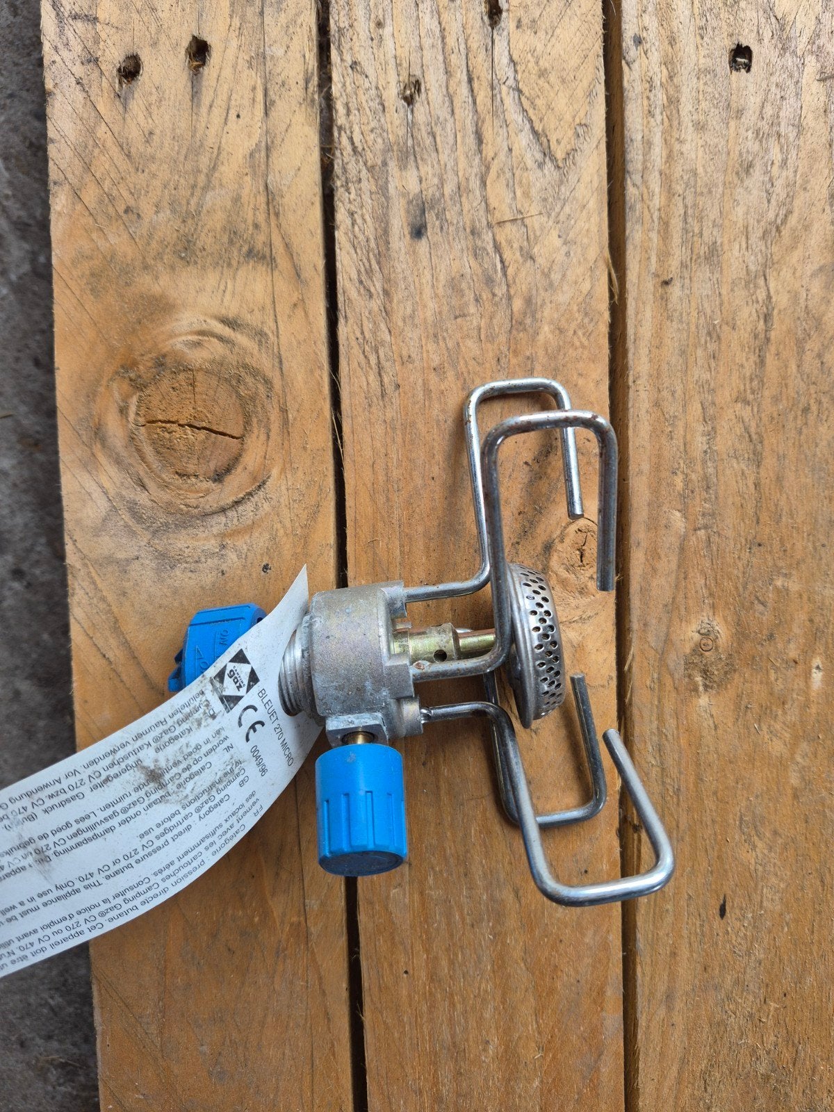 Campingaz Bleuet Micro Plus gasbrander, Ophalen of Verzenden, Zo goed als nieuw