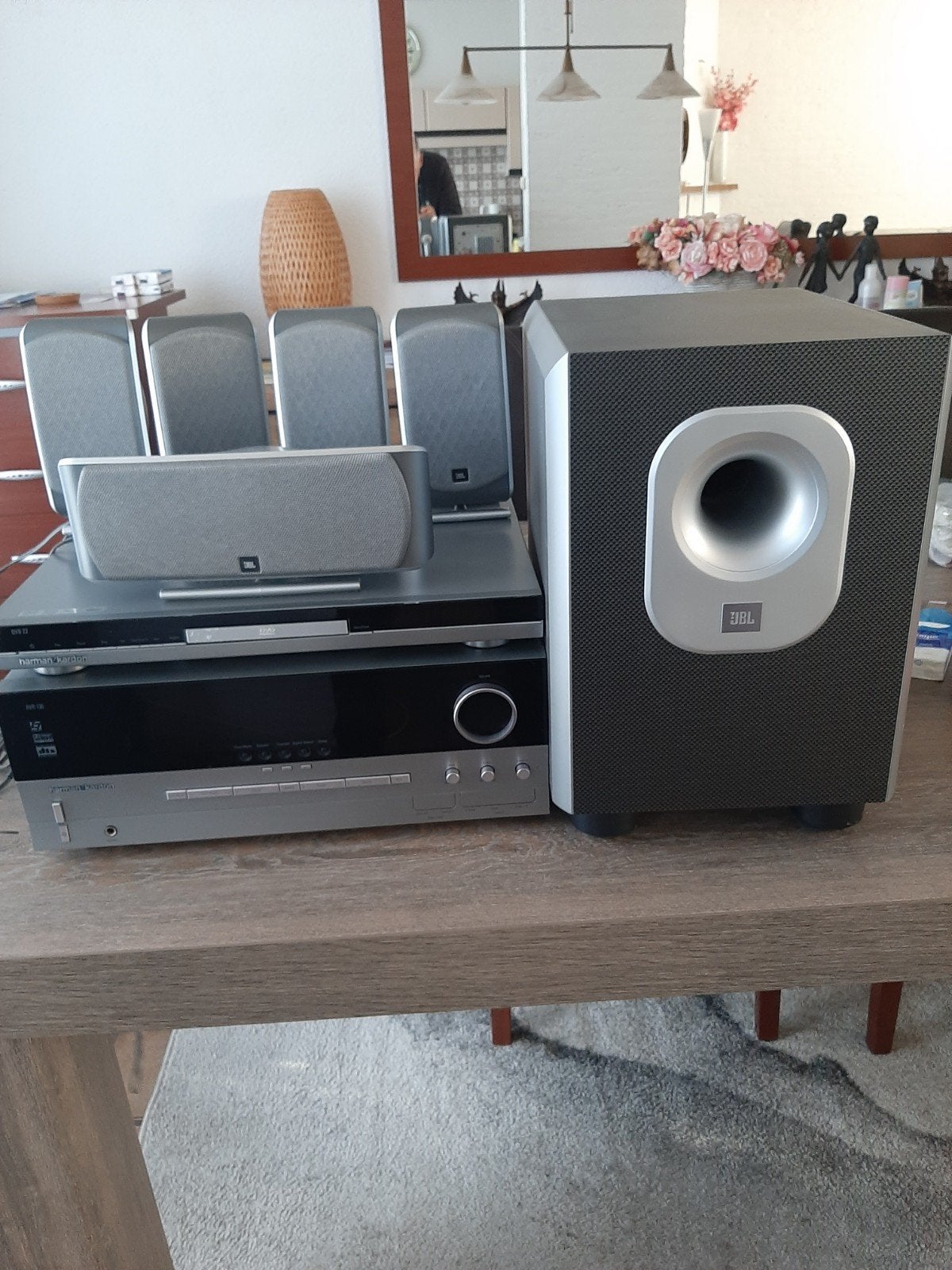 Harman Kardon Home Cinema Set met JBL Speakers, Audio, Tv en Foto, Gebruikt, 5.1-systeem, Dvd-speler, Ophalen