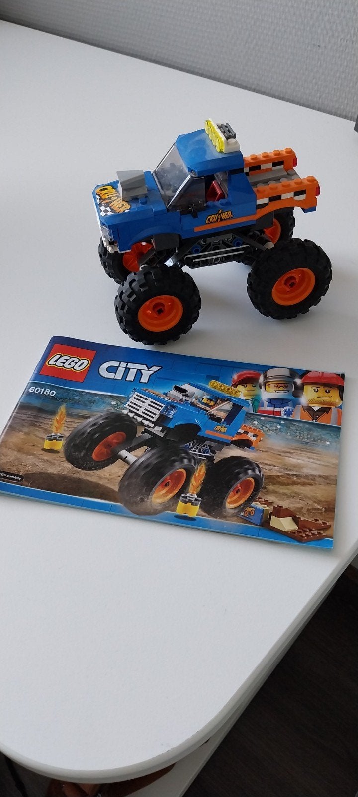 Lego City Monstertruck 60180, City, Lego, Inclusief instructies, Ophalen of Verzenden