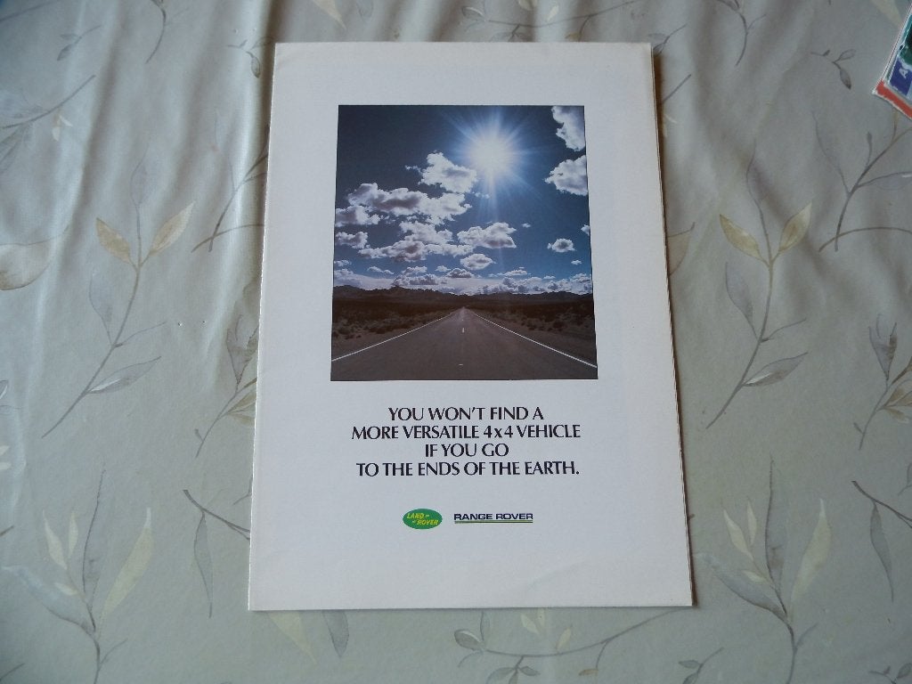 Land Rover / Range Rover  1985, Boeken, Auto's | Folders en Tijdschriften, Zo goed als nieuw, Overige merken, Verzenden