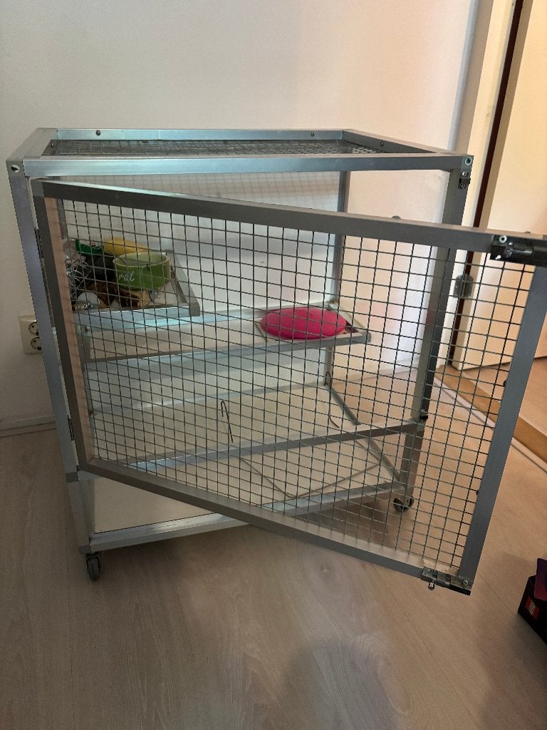 Rattenkooi met alle toebehoren, Dieren en Toebehoren, Knaagdieren, Augustus, Mannelijk, Rat
