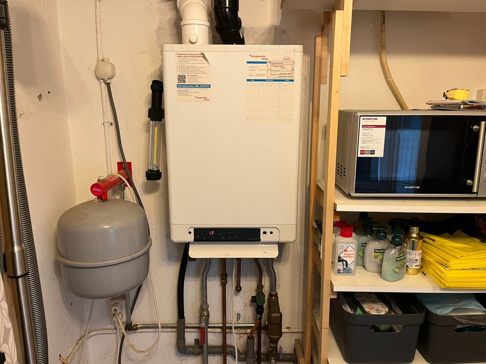Intergas cv ketel combi, Ophalen, 30 tot 80 cm, Gebruikt, Cv-ketel of Combi-ketel