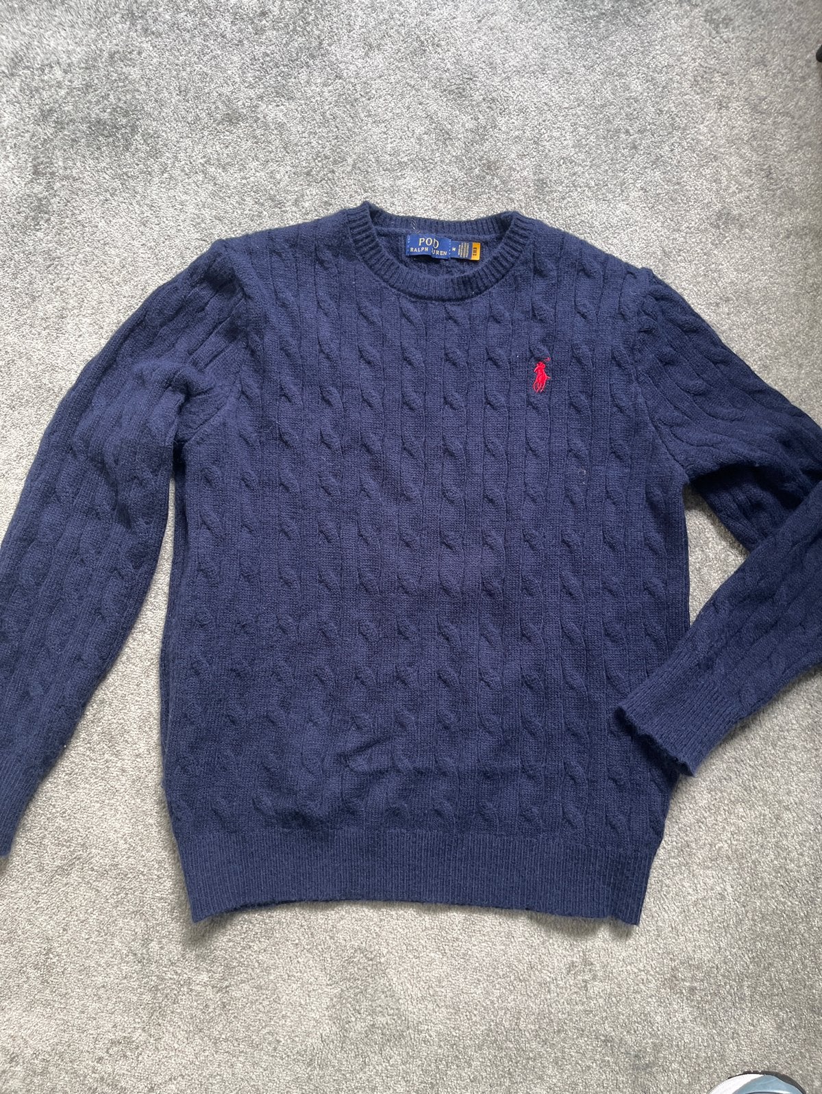 Polo Ralph Lauren trui, Verzenden, Zo goed als nieuw, Maat 38/40 (M), Blauw