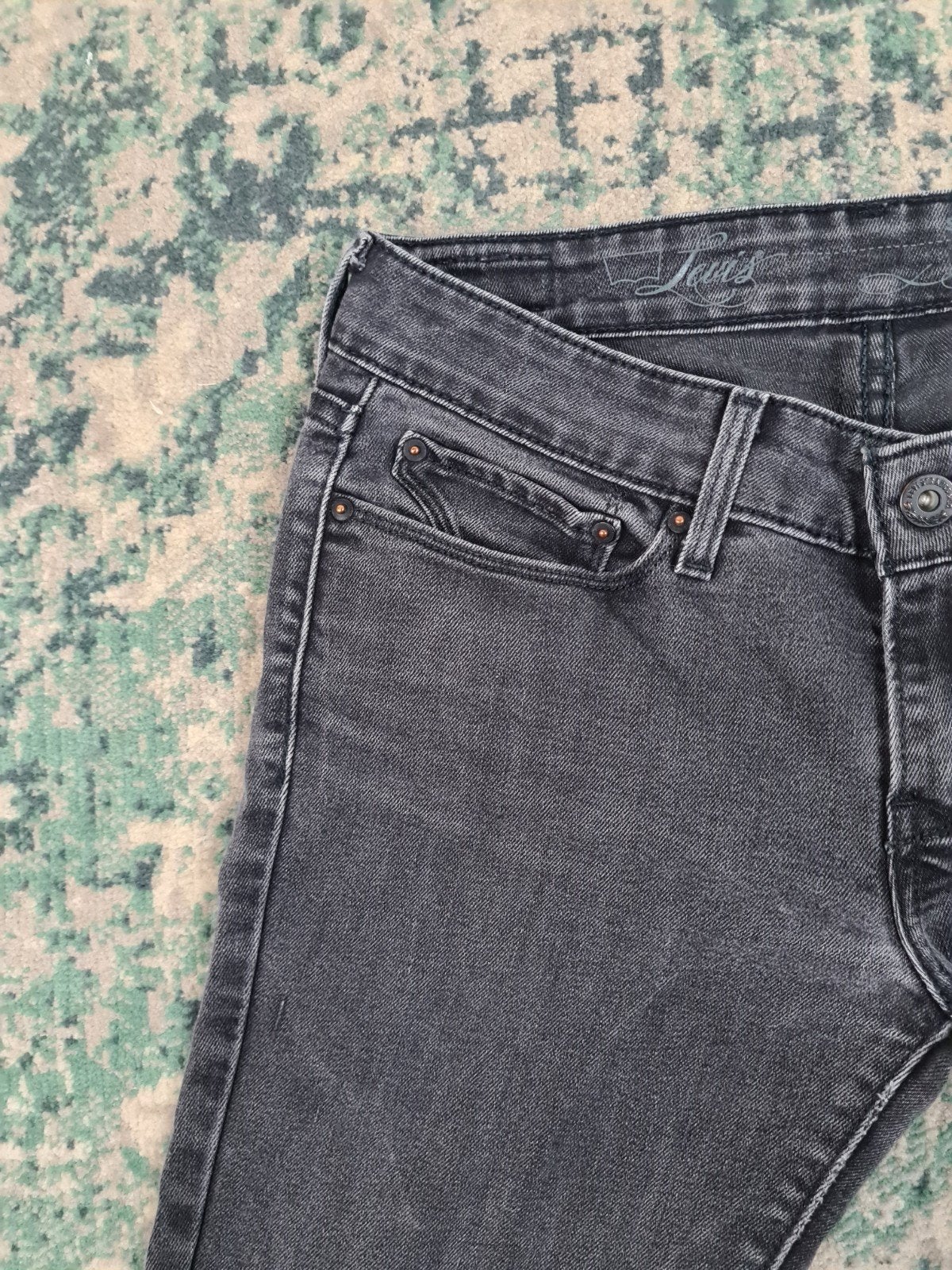 Levi’s denim curve skinny boot W28 L30 Tulsi2830 Low-rise, Zwart, Ophalen of Verzenden, W28 - W29 (confectie 36), Gedragen