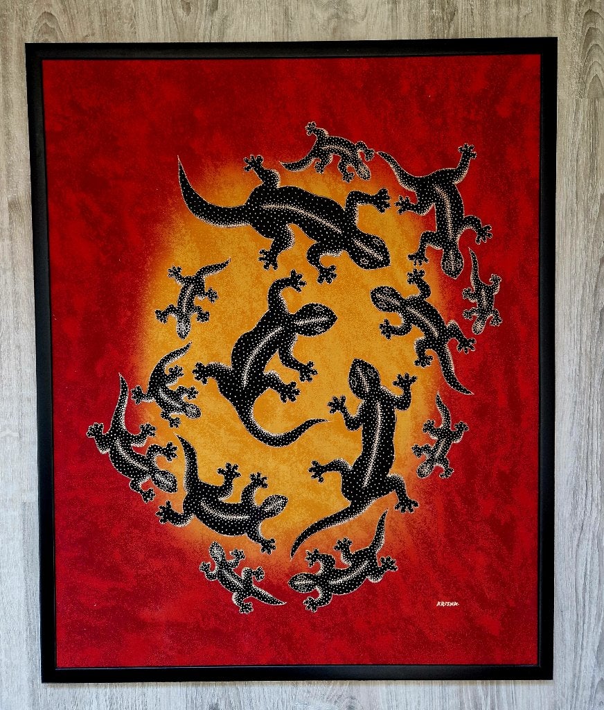 Te Koop; Batik Art, Ophalen, Wanddecoratie, Textiel, Op te hangen