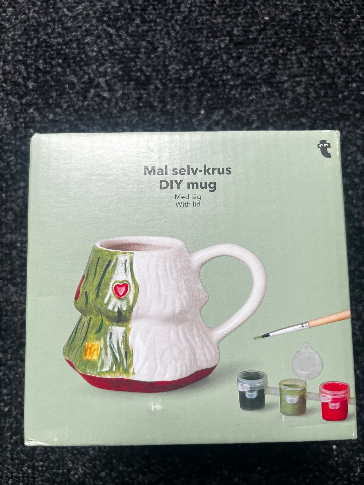 DIY Kerstboom Mok - Knutselset met Verf, Handgemaakt, Meerkleurig, Ophalen of Verzenden, Zo goed als nieuw