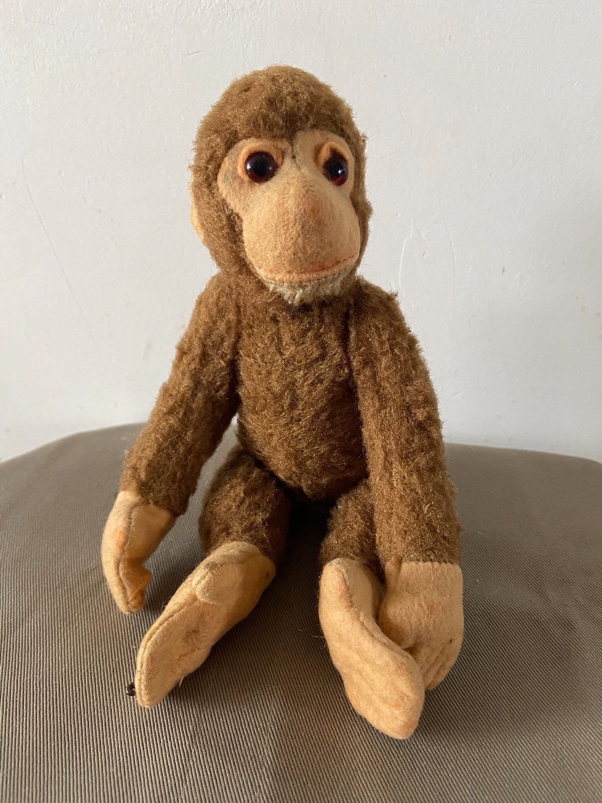 Oud aapje, merk onbekend, 50er jaren, Verzamelen, Beren en Cherished Teddies, Ophalen of Verzenden, Zo goed als nieuw, Overige typen