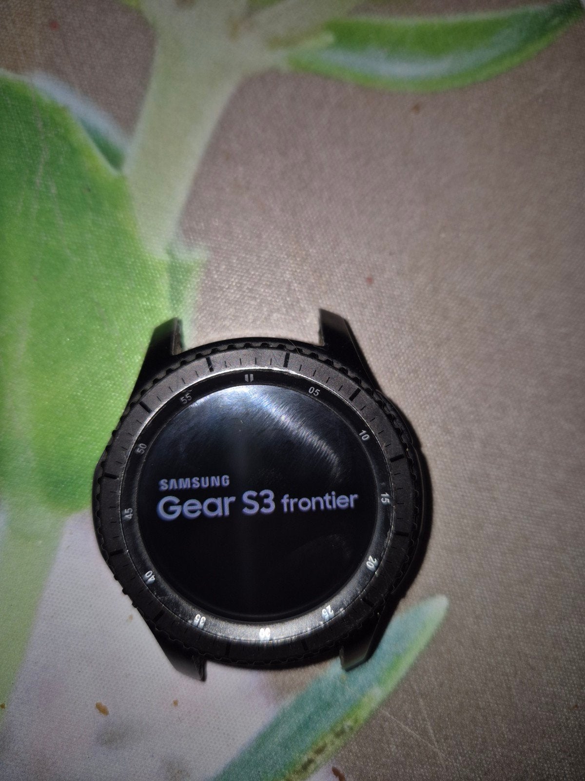 Samsung Gear S3 Frontier Smartwatch Zwart, Gebruikt, Stappen, Zwart, Ophalen of Verzenden
