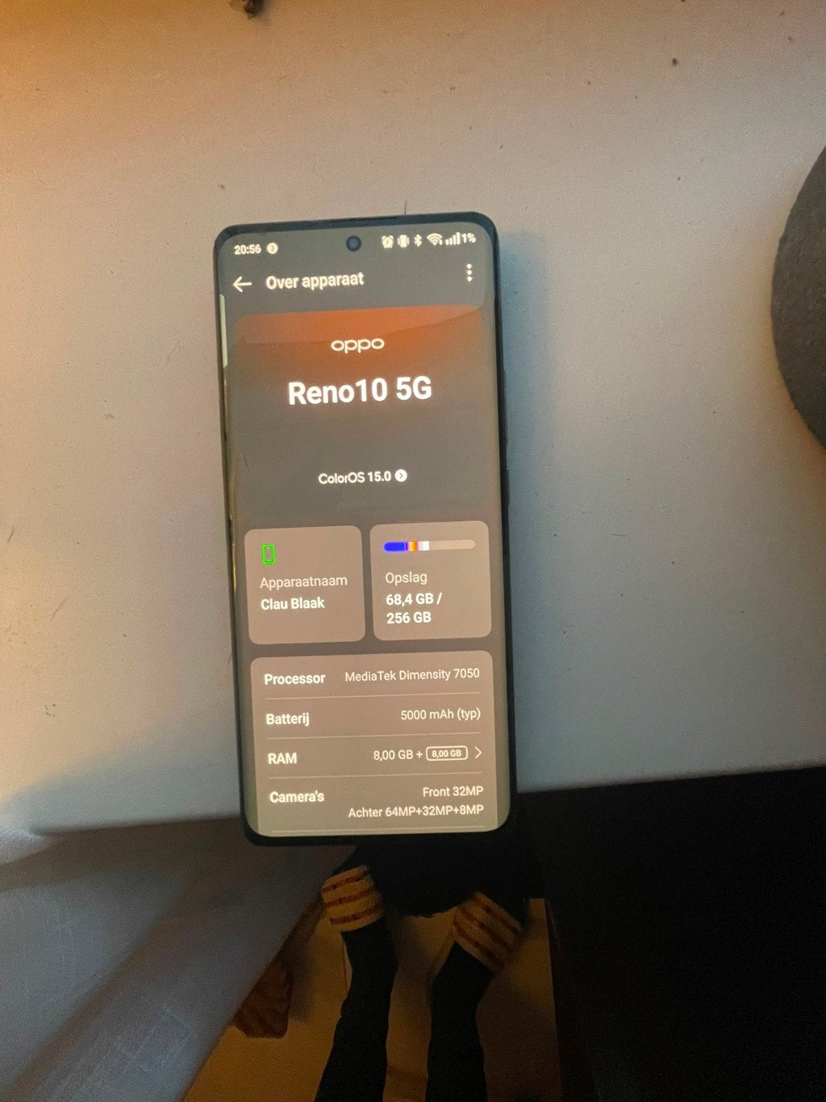 Oppo Reno 10 Pro - Perfect werkend met kleine barst camera, Telecommunicatie, Mobiele telefoons | Overige merken, Ophalen of Verzenden