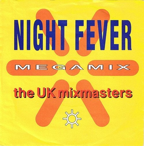UK Mixmasters: Night Fever Megamix, Complilatie, 7 inch, Ophalen of Verzenden, Zo goed als nieuw