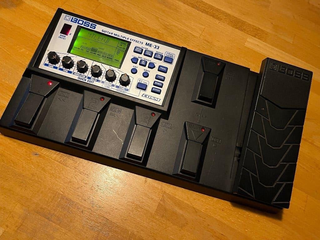 Boss ME-33 Gitaar Multi-FX-processor, Muziek en Instrumenten, Effecten, Ophalen of Verzenden, Gebruikt, Delay of Echo