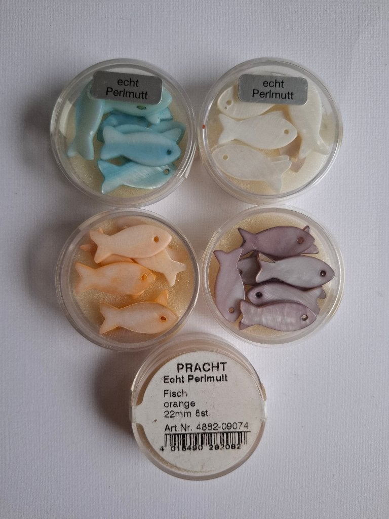 Sieraden maken met "Pracht" echt parelmoer fisch, Ophalen of Verzenden, Nieuw, Overige kleuren, Steen of Mineraal