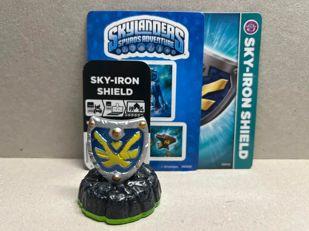 Skylanders Spyro's Adventure Sky-Iron Shield mét kaart, code, Spelcomputers en Games, 1 speler, Ophalen of Verzenden, Zo goed als nieuw