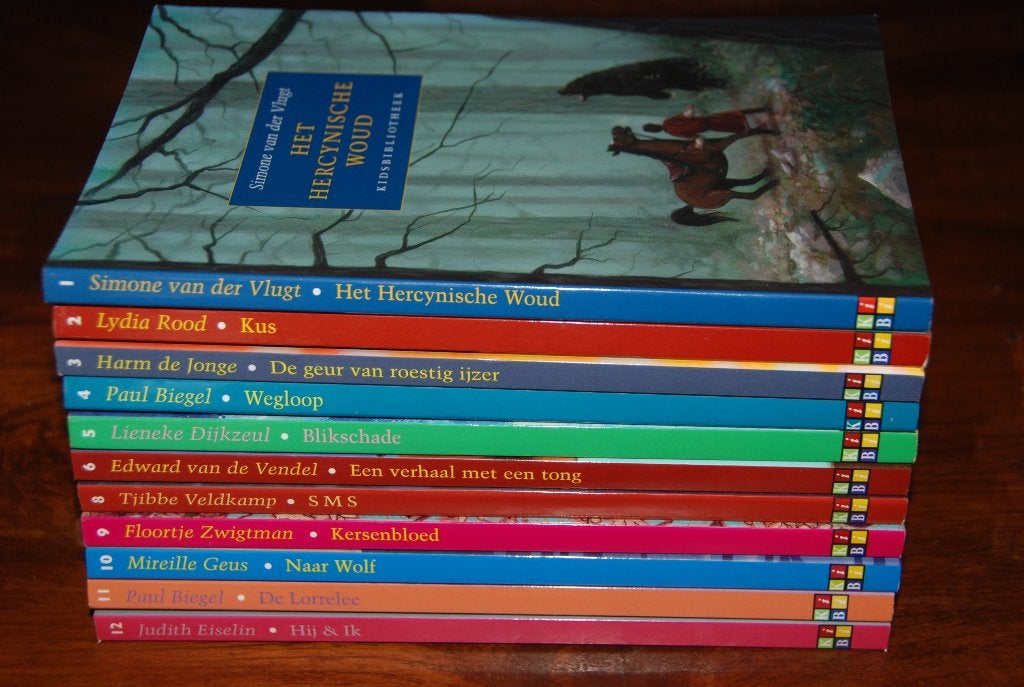 Kidsbibliotheek.                     Serie 1 t/m 12 ., Fictie algemeen, Diverse auteurs, Ophalen of Verzenden, Zo goed als nieuw