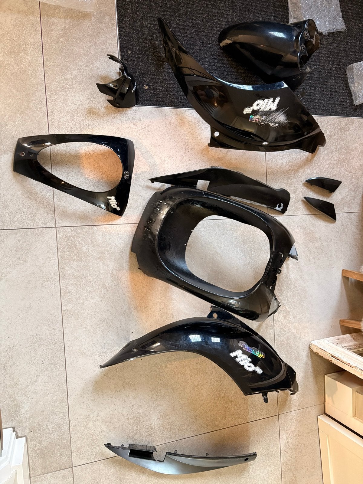 Mio kappen set, Fietsen en Brommers, Ophalen of Verzenden, Gebruikt, Kap, SYM