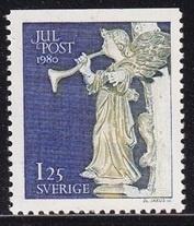 1651 - Zweden michel 1133Do postfris , Engel met trompet in, Verzenden, Zweden, Postfris