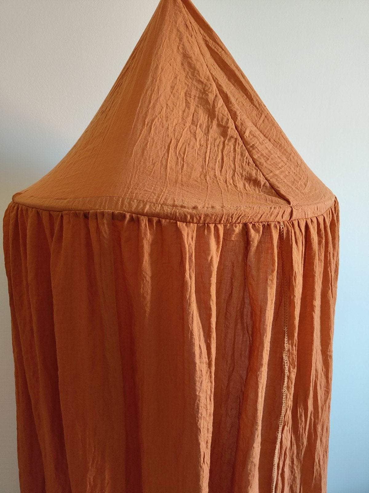 Mooie terracotta bedhemel in goede staat, Ophalen of Verzenden, Zo goed als nieuw, Klamboe