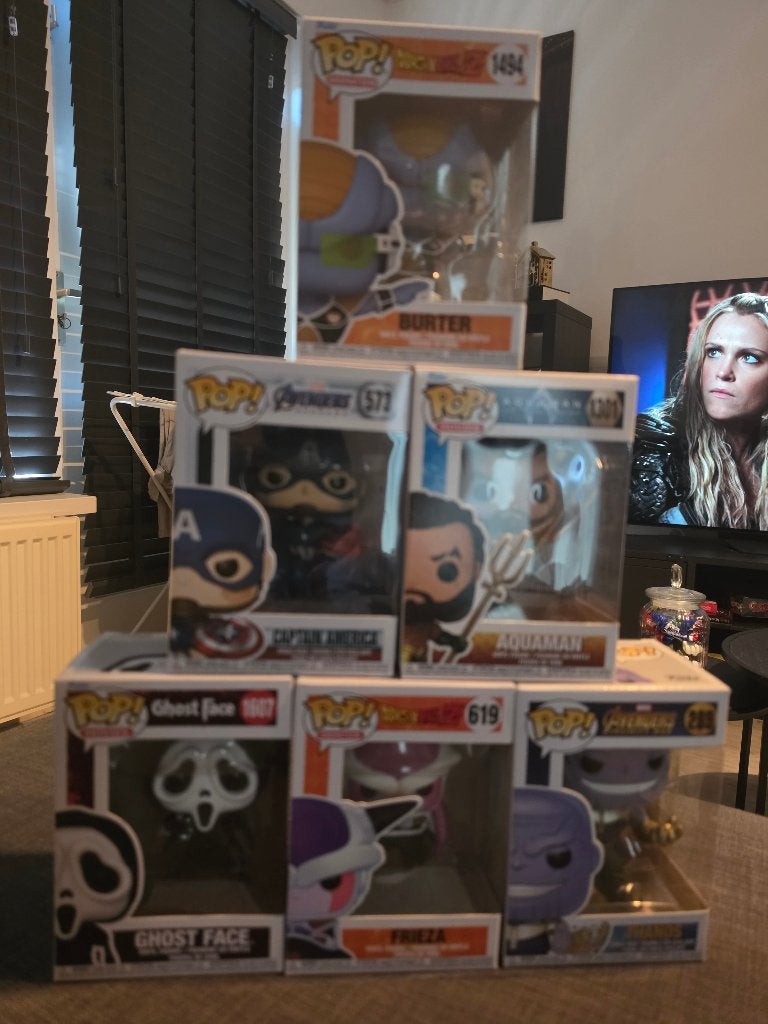Funko s poppen, Ophalen, Zo goed als nieuw