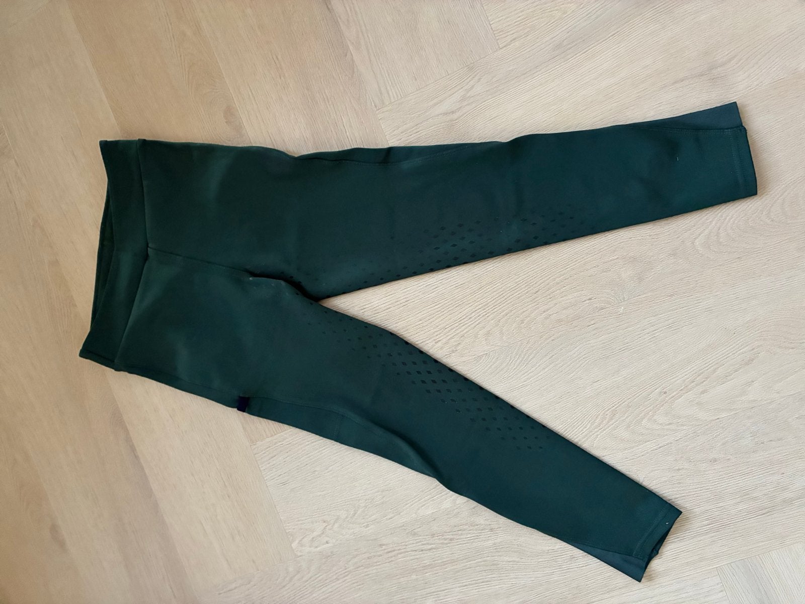 Fouganza paardrijkbroek legging groen 10 jaar, Ophalen of Verzenden, Zo goed als nieuw