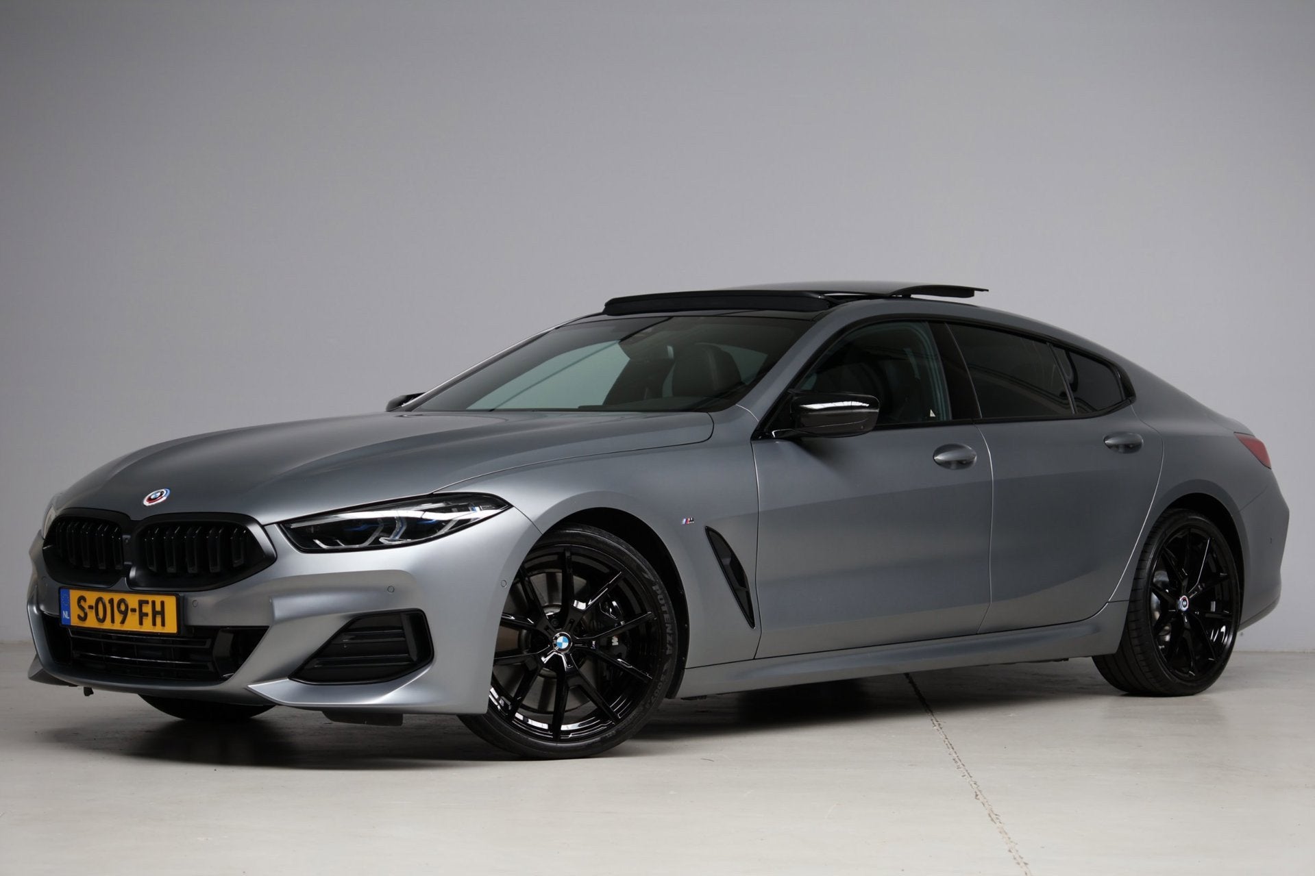 BMW 8-serie Gran Coupé 840i M-sport | Facelift | frozen gre, Auto's, Automaat, Achterwielaandrijving, Gebruikt, 4 stoelen