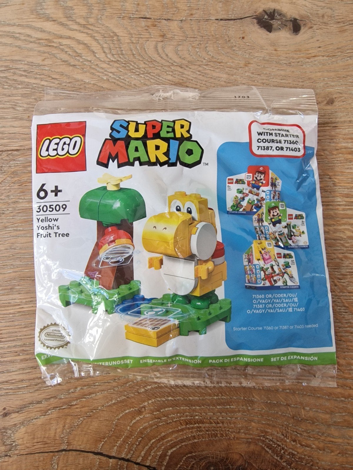 LEGO Super Mario 30509 Yellow Yoshi's Fruit Tree (Nieuw), Overige thema's, Lego, Nieuw, Inclusief instructies