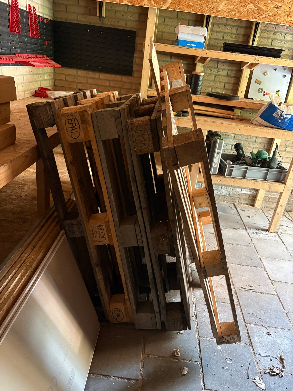 Gebruikte Pallets - Diverse Maten, Ophalen, Gebruikt, 200 tot 250 cm, 50 mm of meer
