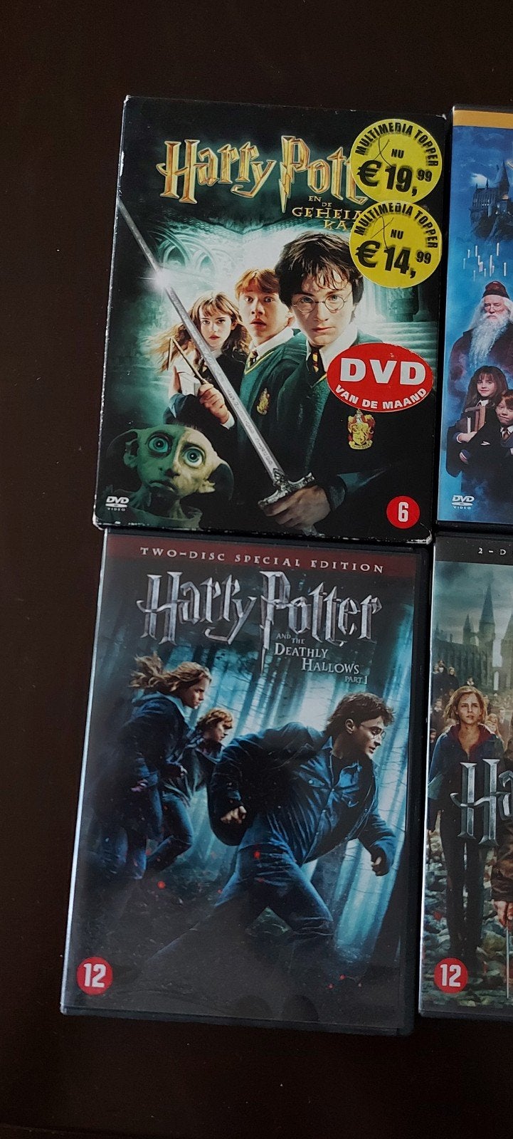 Harry potter ( 8 titels nl ondertiteld),, Vanaf 12 jaar, Ophalen of Verzenden, Zo goed als nieuw
