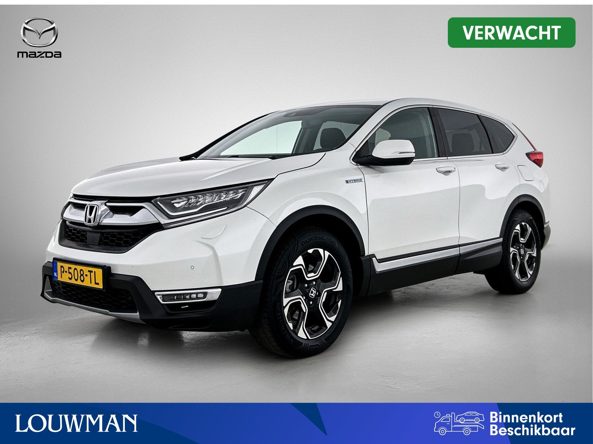 Honda CR-V 2.0 Hybrid Elegance | Trekhaak | Navigatie | Stoe, Auto's, Honda, 12 maanden, Stof, Gebruikt, 4 cilinders