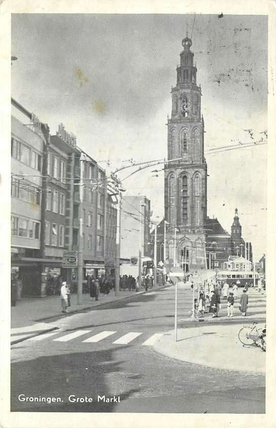300-006-039 Groningen Grote Markt, Verzenden, Voor 1920, Groningen