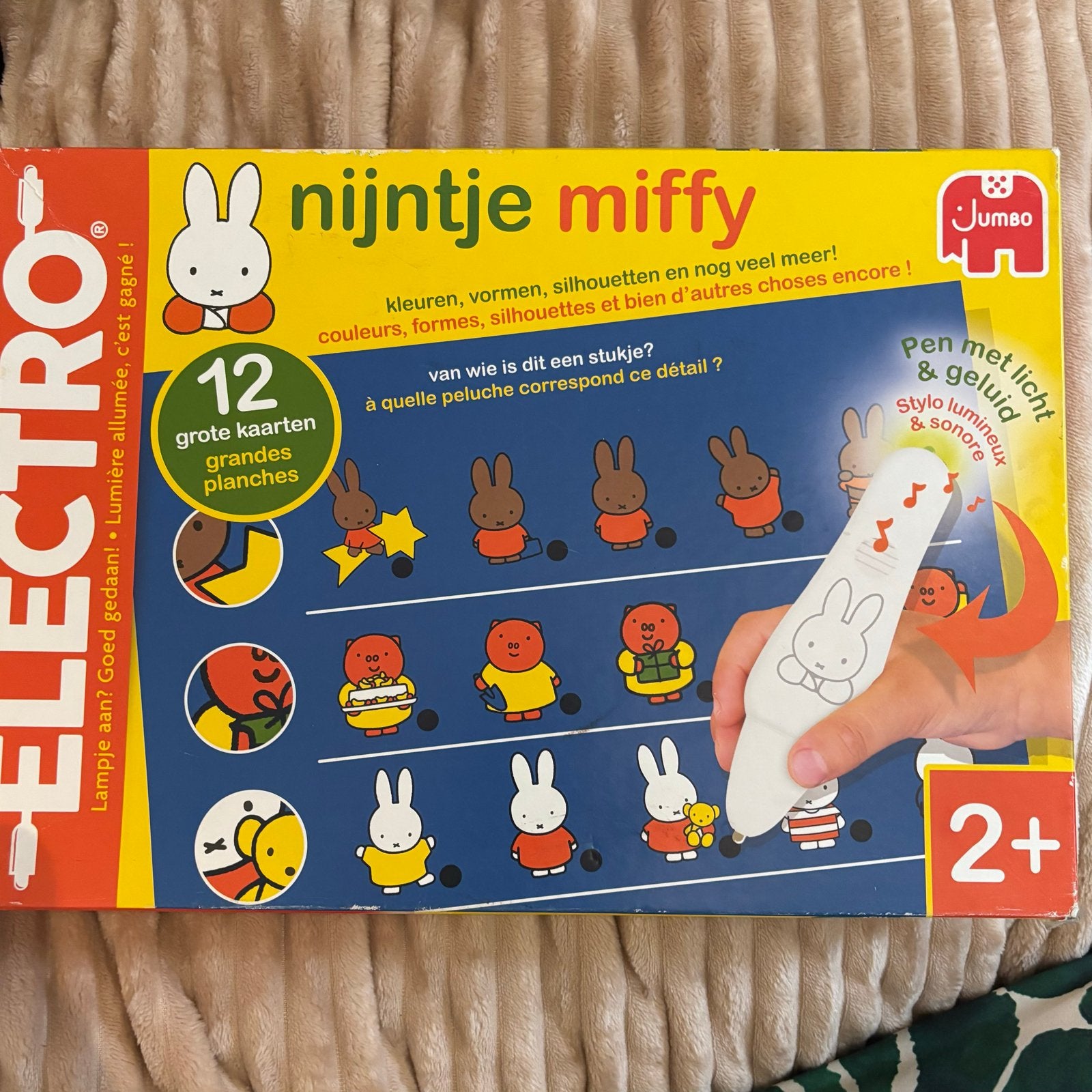 Nijntje Miffy Electro spel met licht en geluid, Ophalen of Verzenden, Gebruikt, Ontdekken, Met licht