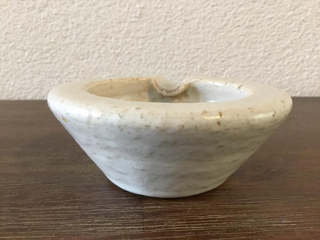 Vintage asbak met glasglazuur van Mobach Keramiek., Ophalen of Verzenden