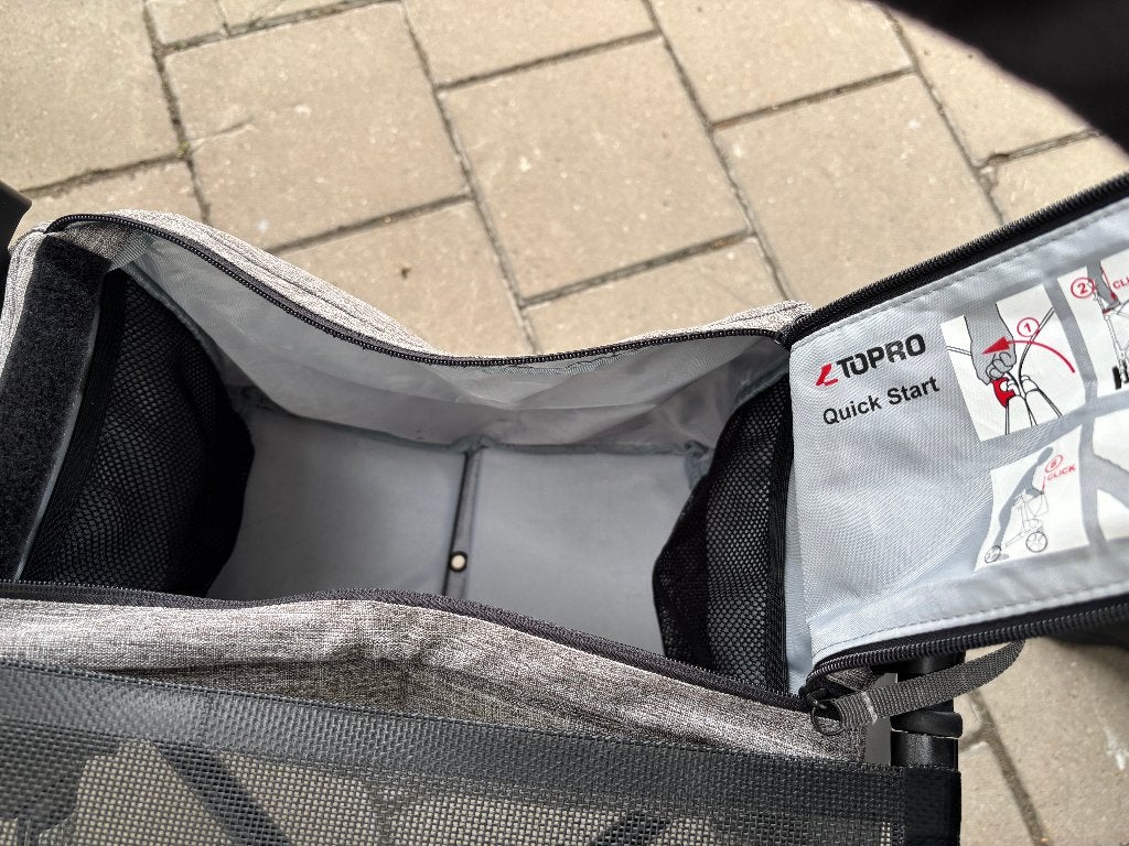 Nr 14... Topro Olympos ATR SLIM M, tas+ rugleuning +Garantie, Ophalen, ., Zo goed als nieuw, .